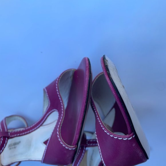 Dolce and Gabbana Leather T-Strap Sandals 39,5 - Picture 13 of 13